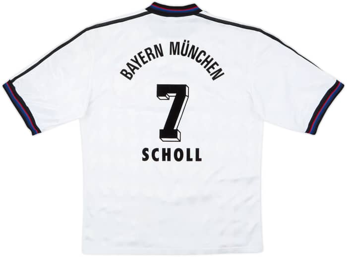 1996-98 Bayern Munich Away Shirt Scholl #7 - 8/10 - (L)