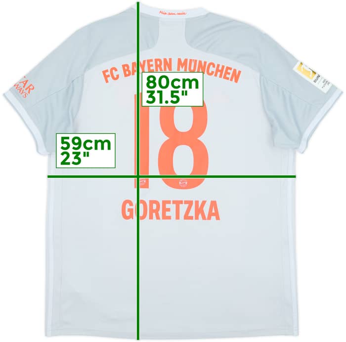 2020-21 Bayern Munich Away Shirt Goretzka #18 - 9/10 - (XL)