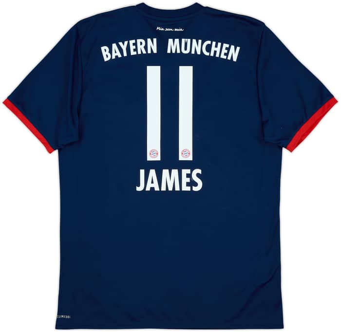 2017-18 Bayern Munich Away Shirt James #11 - 8/10 - (L)