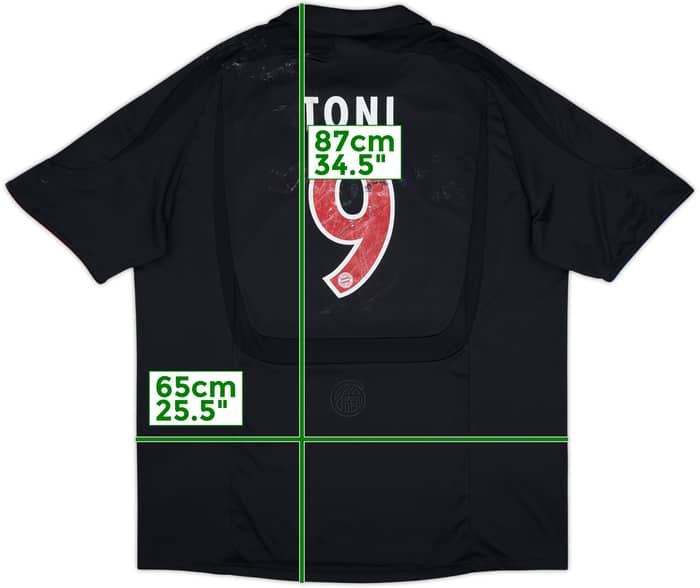 2007-09 Bayern Munich European Shirt Toni #9 - 4/10 - (XXL)