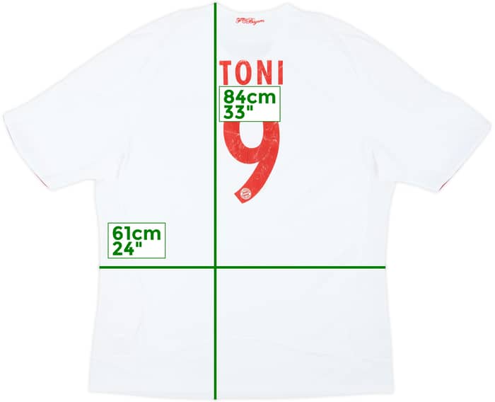 2008-09 Bayern Munich CL Shirt Toni #9 - 5/10 - (3XL)