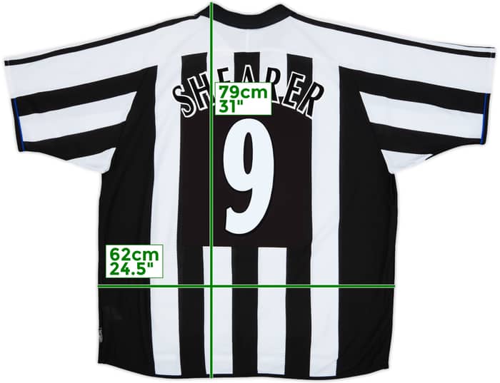 2003-05 Newcastle Home Shirt Shearer #9 - 5/10 - (XXL)
