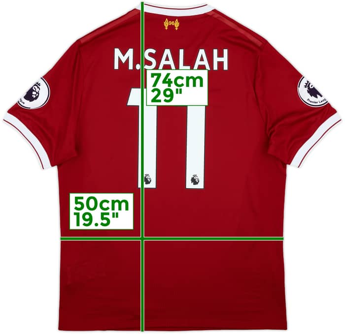 2017-18 Liverpool 125 Years Home Shirt M.Salah #11 - 8/10 - (M)