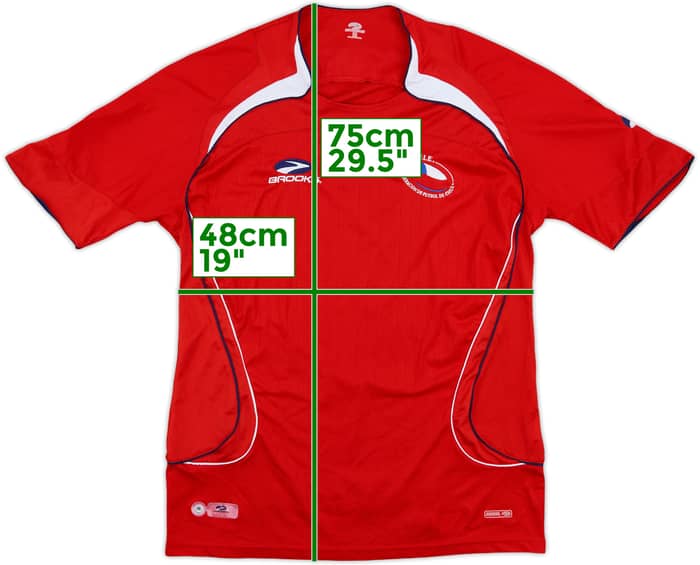 2007-09 Chile Home Shirt - 9/10 - (L)