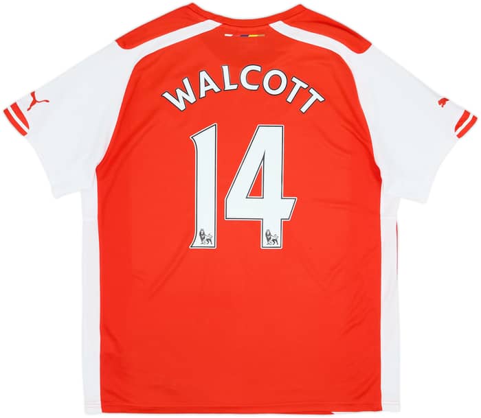 2014-15 Arsenal Home Shirt Walcott #14 - 7/10 - (XL)