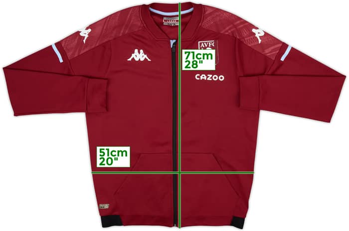 2020-21 Aston Villa Kappa Track Jacket - 5/10 - (L)