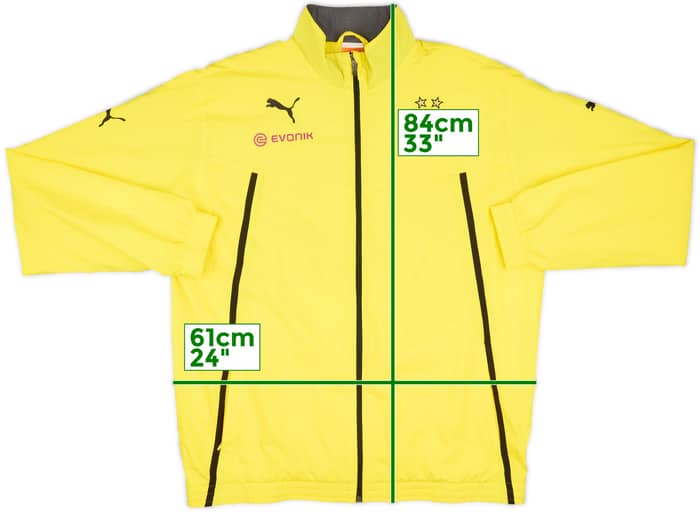 2013-14 Borussia Dortmund Puma Track Jacket - 9/10 - (XL)