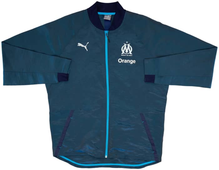 2018-19 Olympique Marseille Puma Track Jacket - 10/10 - (XL)