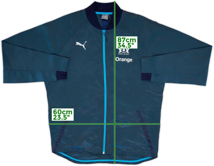 2018-19 Olympique Marseille Puma Track Jacket - 10/10 - (XL)