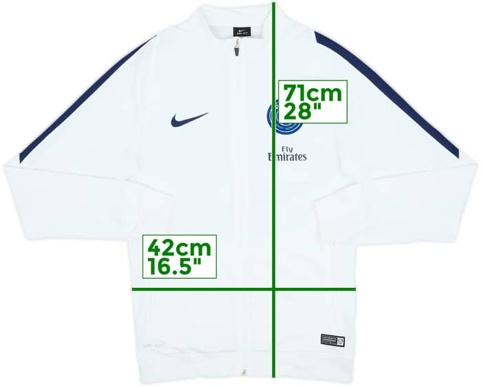 2015-16 Paris Saint-Germain Nike Track Jacket - 7/10 - (S)