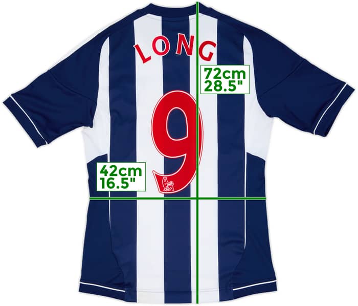 2012-13 West Brom Home Shirt Long #9 - 9/10 - (S)