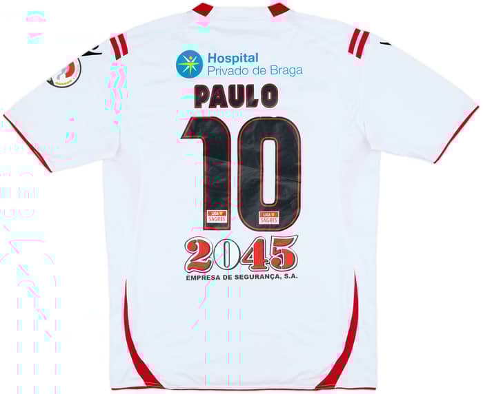 2009-10 Braga Away Shirt Paulo #10 - 6/10 - (XL)
