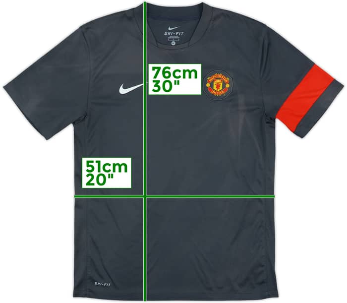 2010-11 Manchester United Nike Training Shirt - 5/10 - (M)