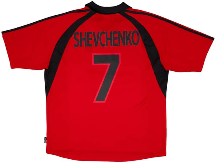 2001-02 AC Milan Third Shirt Shevchenko #7 - 6/10 - (XL)