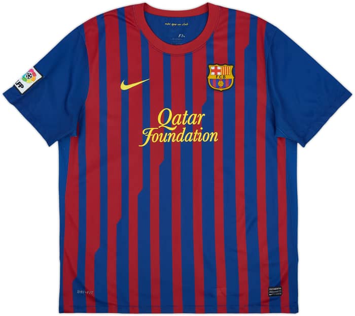 2011-12 Barcelona Home Shirt Messi #10 - 7/10 - (XL)