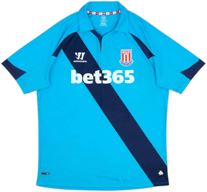 2014-15 Stoke City Away Shirt Crouch #25 - 9/10 - (L)