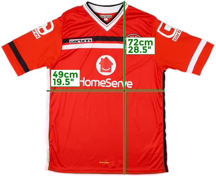 2015-16 Walsall Home Shirt - 8/10 - (S)