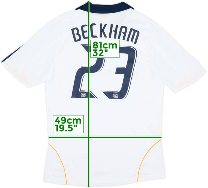 2008-09 LA Galaxy Camiseta Local Beckham #23 (M)
