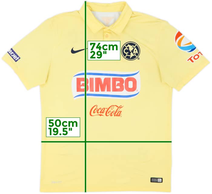2014-15 Club America Home Shirt - 8/10 - (L)