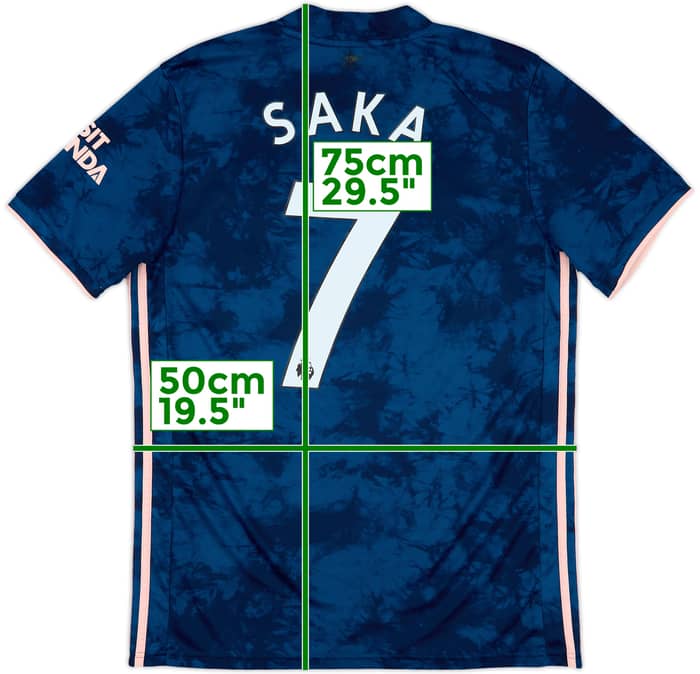 2020-21 Arsenal Third Shirt Saka #7 - 7/10 - (M)