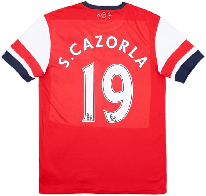 2012-14 Arsenal Home Shirt S.Cazorla #19 - 5/10 - (M)