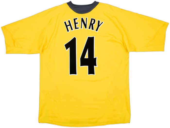 2005-06 Arsenal Away Shirt Henry #14 - 8/10 - (XL)