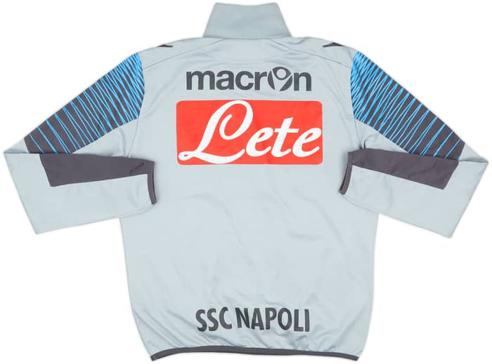 2014-15 Napoli Macron 1/4 Zip Training Top - 6/10 - (S)