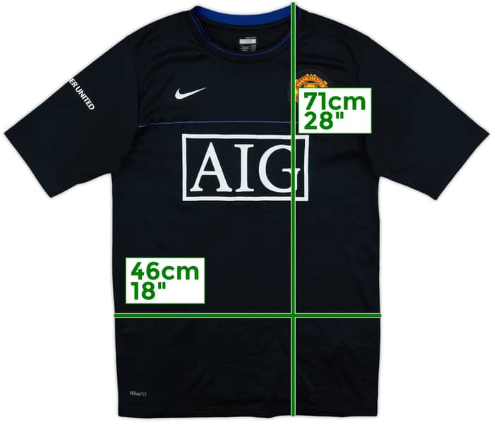 2008-09 Manchester United Nike Training Shirt - 7/10 - (S)