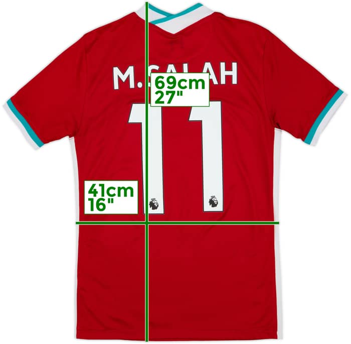 2020-21 Liverpool Home Shirt M.Salah #11 - 5/10 - (S)