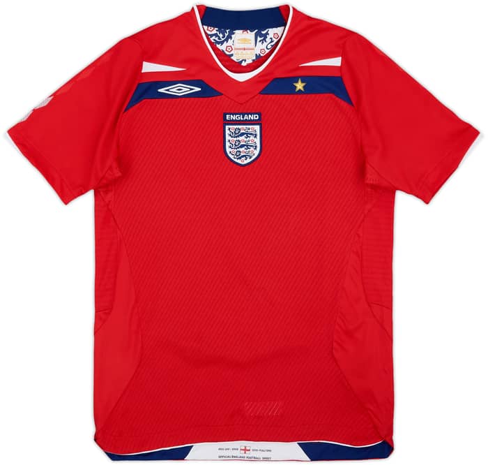 2008-10 England Away Shirt - 8/10 - (L.Boys)