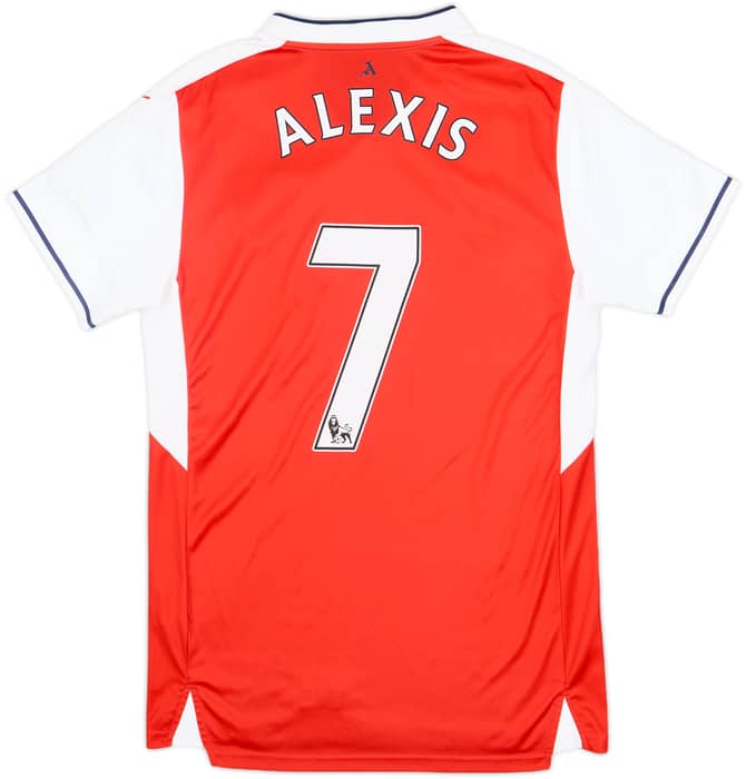 2016-17 Arsenal Home Shirt Alexis #7 - 8/10 - (S)