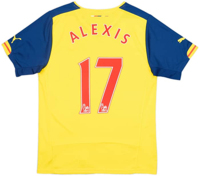 2014-15 Arsenal Away Shirt Alexis #17 - 8/10 - (S)