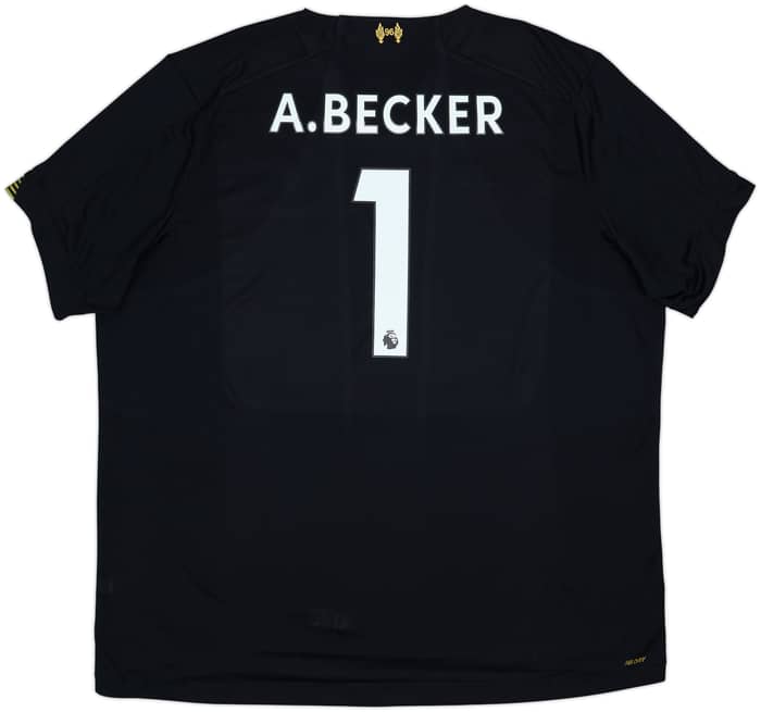 2019-20 Liverpool GK S/S Shirt A.Becker #1 - 6/10 - (3XL)
