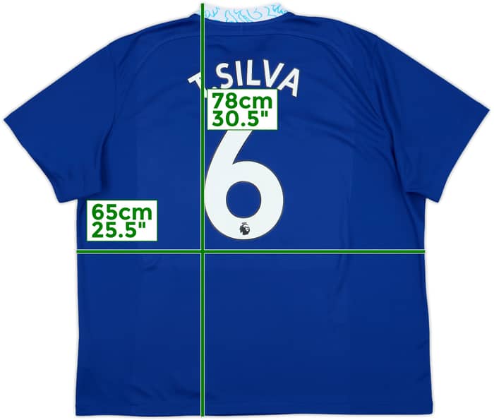 2022-23 Chelsea Home Shirt T.Silva #6 - 9/10 - (XXL)