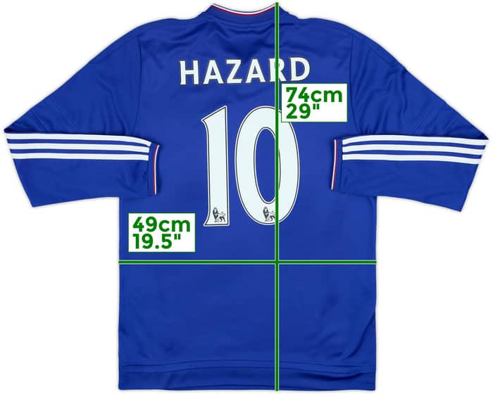 2015-16 Chelsea Home L/S Shirt Hazard #10 - 6/10 - (M)