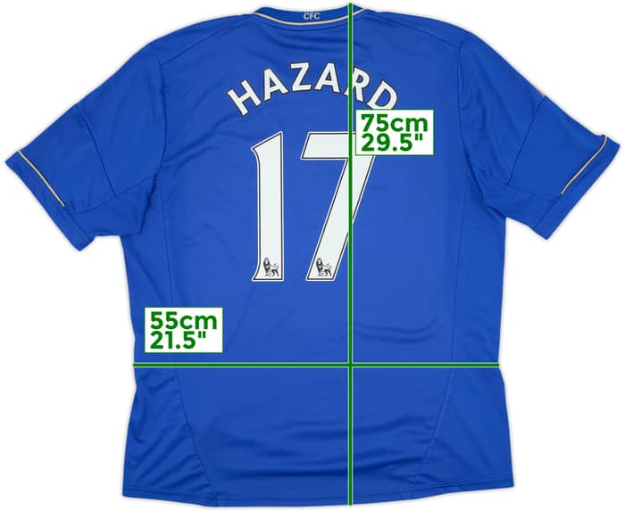 2012-13 Chelsea Home Shirt Hazard #17 - 5/10 - (XXL)