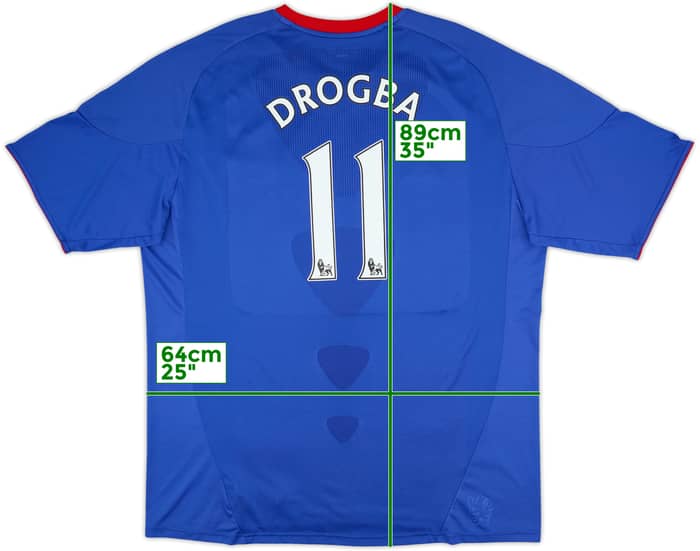 2010-11 Chelsea Home Shirt Drogba #11 - 8/10 - (3XL)