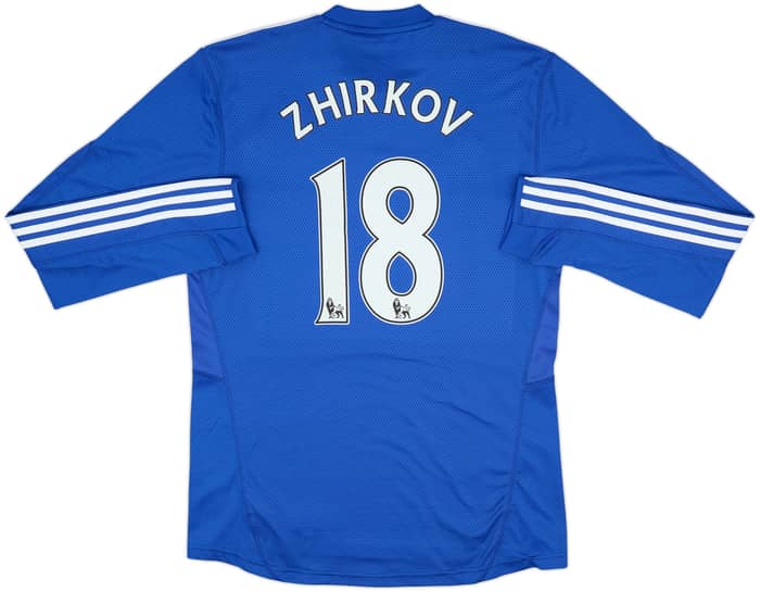 2009-10 Chelsea Home L/S Shirt Zhirkov #18 - 8/10 - (M)