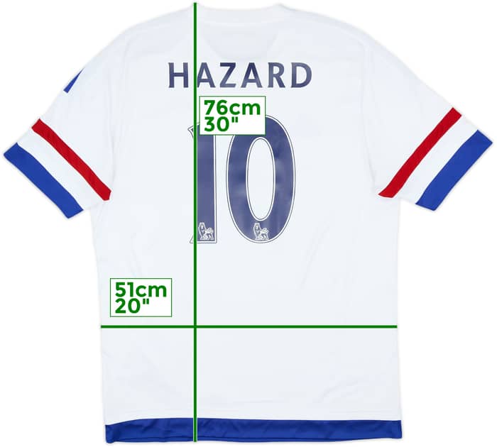2015-16 Chelsea Away Shirt Hazard #10 - 6/10 - (L)