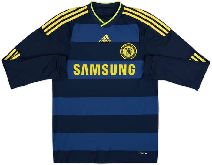 2009-10 Chelsea Player Issue Away L/S Shirt Drogba #11 - 8/10 - (S)