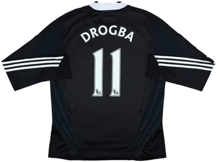 2008-09 Chelsea Player Issue Away L/S Shirt Drogba #11 - 8/10 - (L)