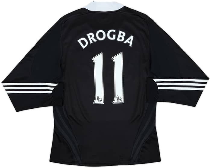 2008-09 Chelsea Player Issue Away L/S Shirt Drogba #11 - 8/10 - (S)