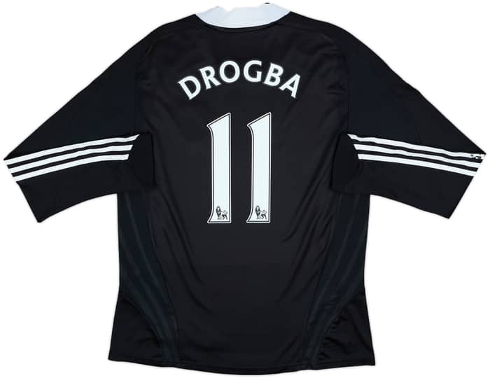 2008-09 Chelsea Player Issue Away L/S Shirt Drogba #11 - 7/10 - (L)