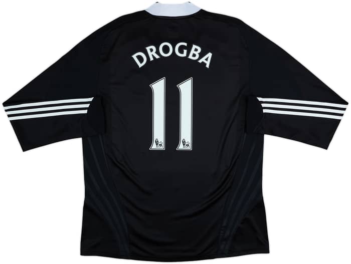 2008-09 Chelsea Player Issue Away L/S Shirt Drogba #11 - 9/10 - (XL)