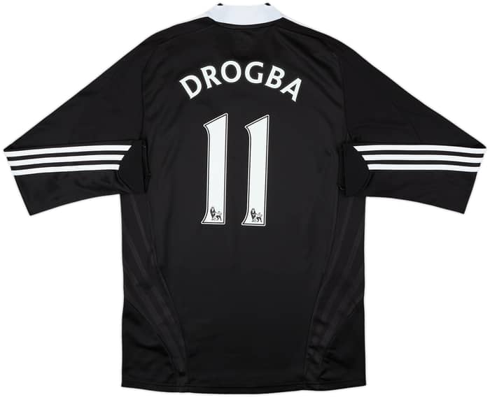 2008-09 Chelsea Away L/S Shirt Drogba #11 - 8/10 - (M)