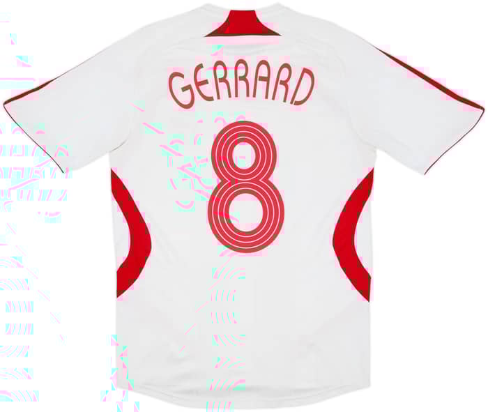 2007-08 Liverpool Away Shirt Gerrard #8 - 6/10 - (S)
