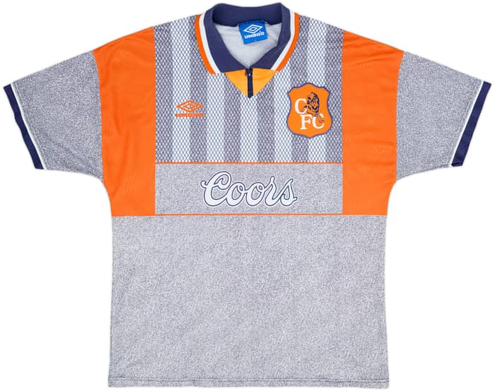 1994-96 Chelsea Away Shirt Gullit #4 - 8/10 - (L)