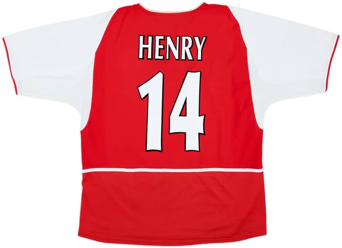 2002-04 Arsenal Home Shirt Henry #14 - 8/10 - (XL)