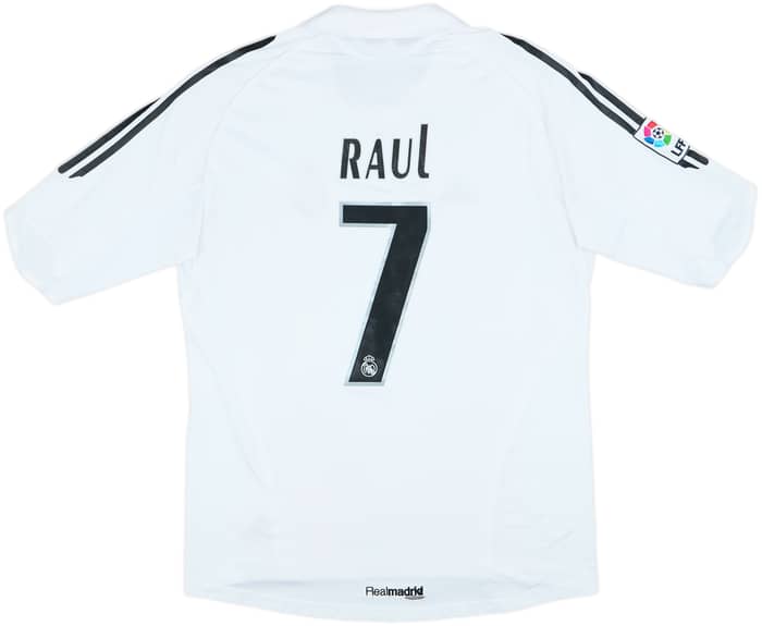2005-06 Real Madrid Home Shirt Raul #7 - 4/10 - (L)