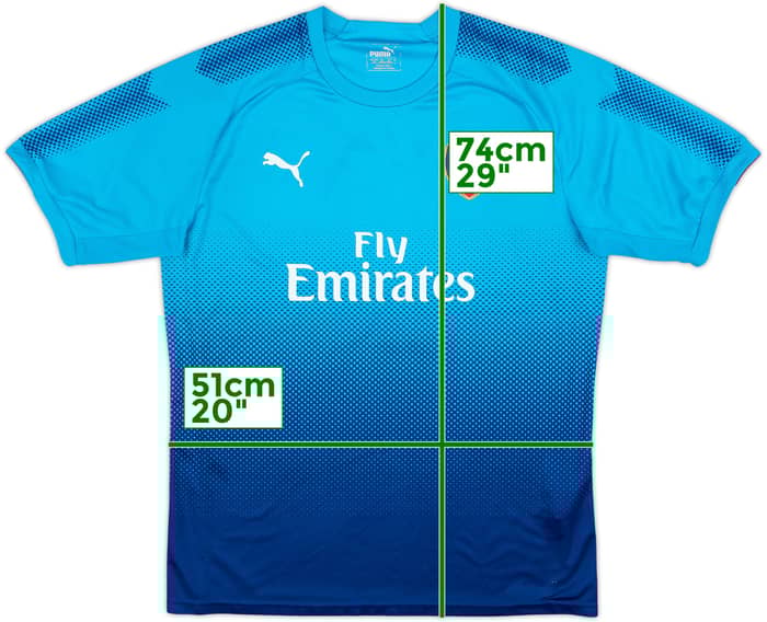 2017-18 Arsenal Away Shirt #2 - 7/10 - (L)